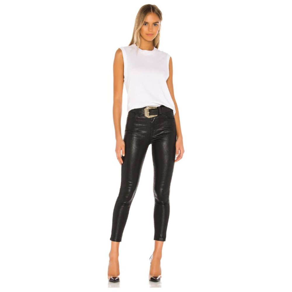 Levi's Mile High Ankle Skinny-Black Serpent Foil